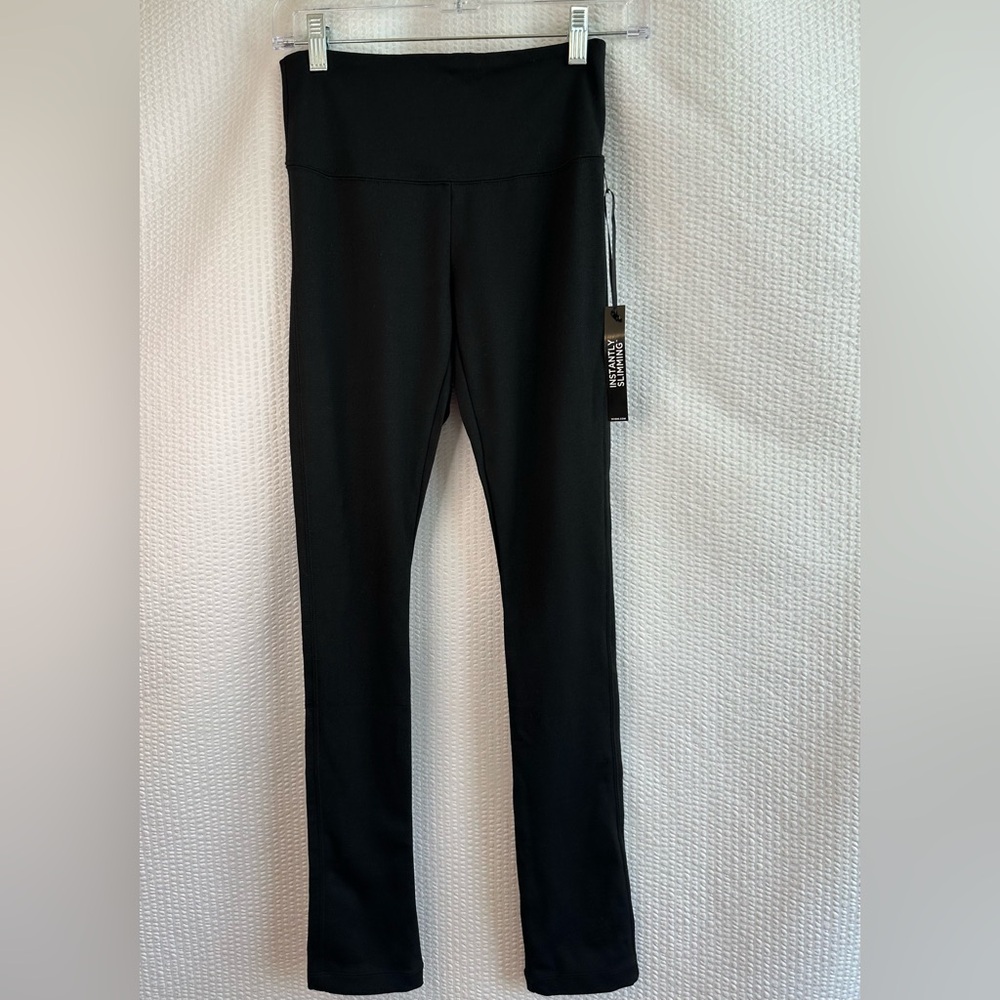 WHITE HOUSE BLACK MARKET Solution Ponte Black Slimming Leggings Size XS NWT